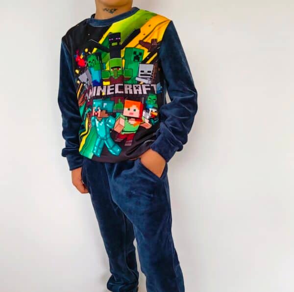 Komplektas kelnės+džemperis Minecraft,turime. - Image 2