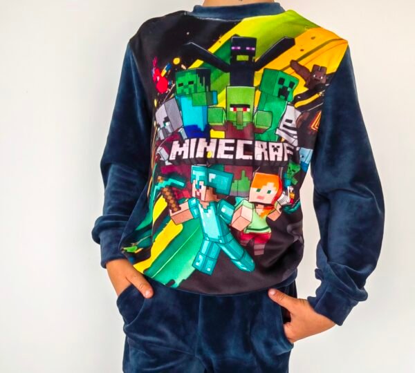Komplektas kelnės+džemperis Minecraft,turime. - Image 4